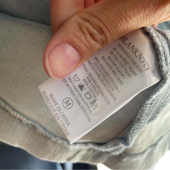 Blank NYC Give Way My Heart light wash denim cut out mini dress - Picture 11 of 11